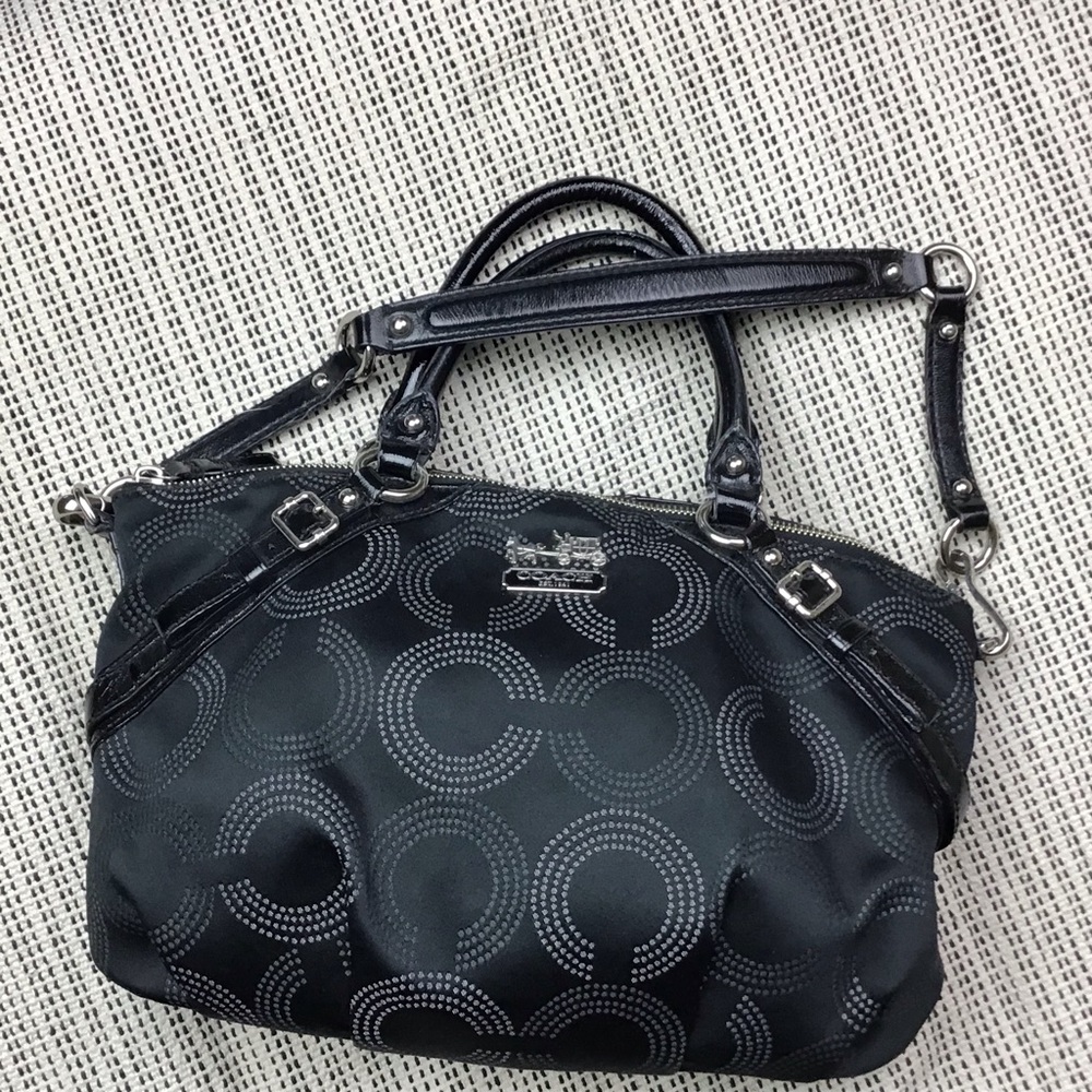 Coach jacquard handbag - Picture 3 of 8